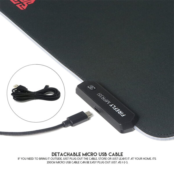 359e7bd2-1 Fantech Mpr351rgb Mousepad (electronic) 350mm X 250mm X 3mm