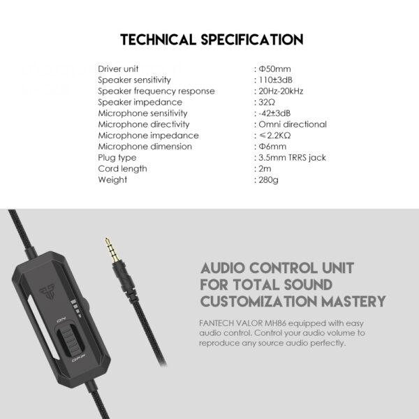 Fantech Mh86 Valor Multi-platform Gaming Headset