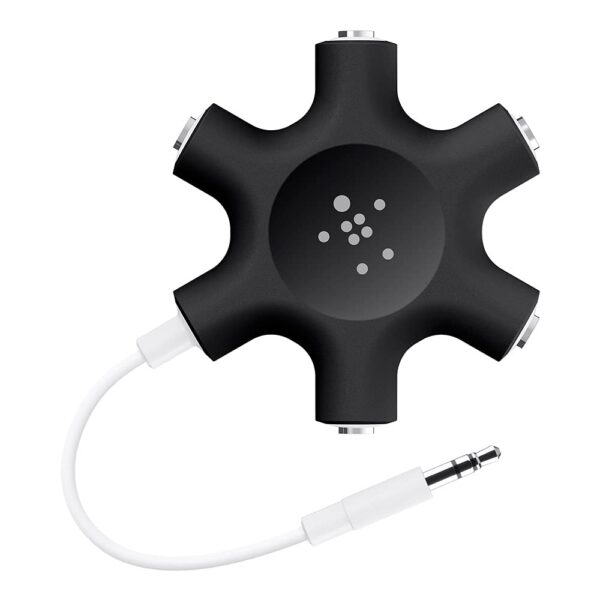 Belkin F8z274bt Rockstar 5-jack 3.5 Mm Audio Headphone Splitter