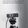 Rapoo Webcam C200 720p Hd Usb Black, 360 Horizontal Wth Microphone