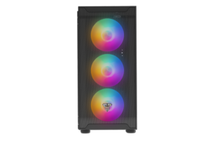 5-2 Fantech Cg-80 Aero Middle Tower Cpu Casing black165mm Cpu Height