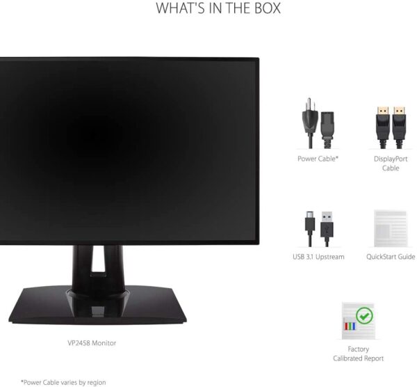 51ajeKJuFRL._AC_SL1000_ Viewsonic Vp2458 24" 60hz 100% Srgb Professional Monitor Ips
