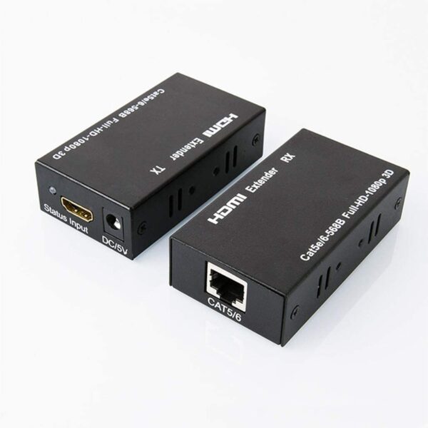 60m Hd Cable Extender Sender Over Ethernet Cable Hd Converter Receiver