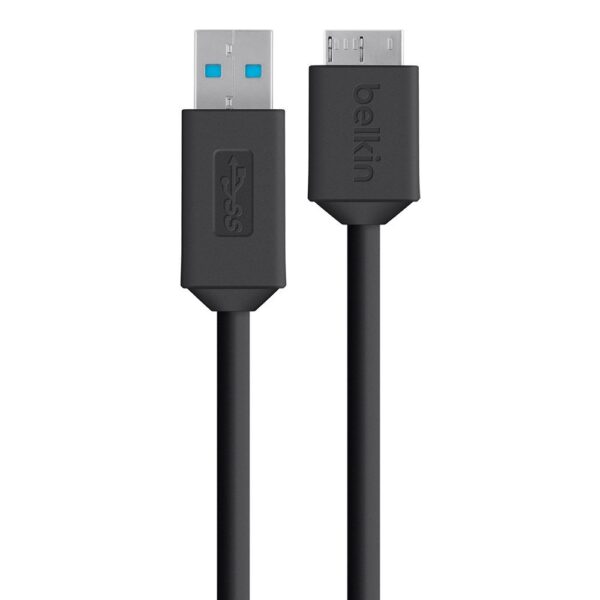 Belkin Micro-b To Usb 3.0 External Hardisk Cable High Speed Data/3ft