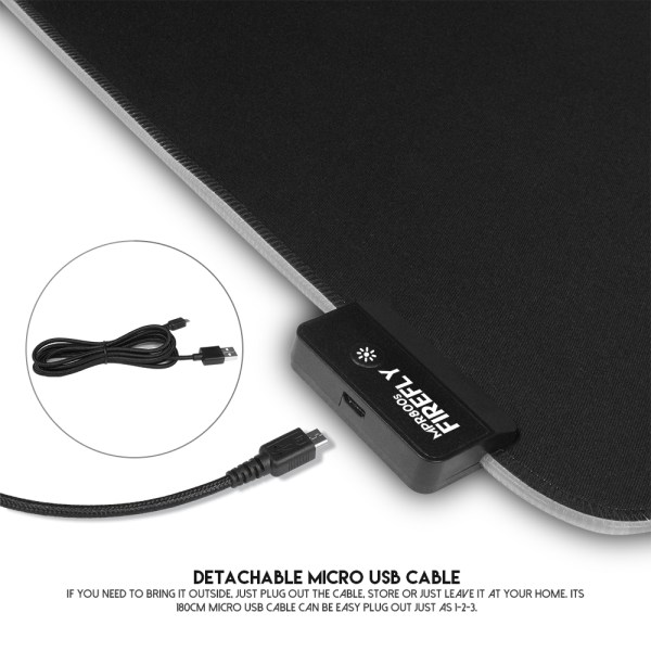 558c701c Fantech Mpr800 Mouse Pad 7colors Rgb Non-slip Rubber Bottom Clothing