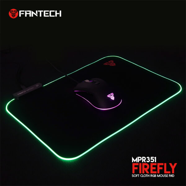 5f5b979f Fantech Mpr351rgb Mousepad (electronic) 350mm X 250mm X 3mm
