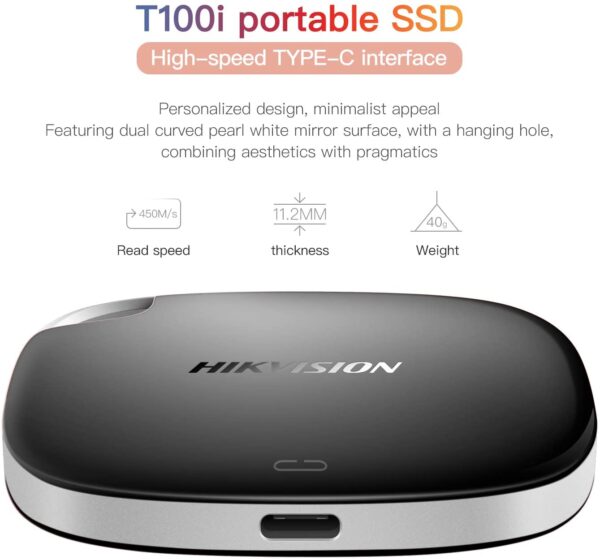 Hikvision Hs-essd-t100i 256gb External Usb Portable Ssd