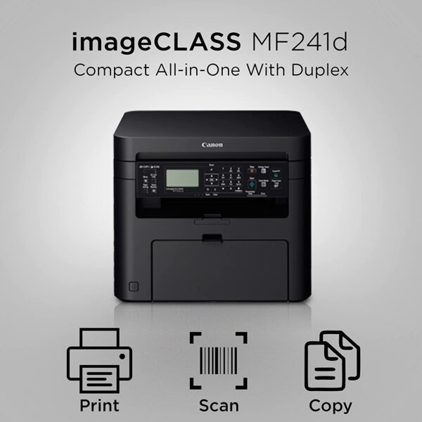 Canon 241d Multi Function Printer/ Phtocopier/scanner, 27ppm-1yr Wrnty