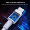 Ugreen 40888 Usb 2.0 To Type C 5a Data Cable White 1m