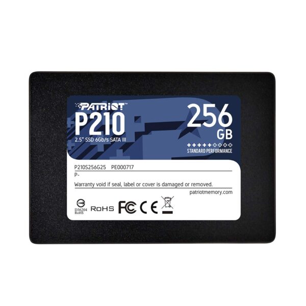 Patriot P210 256gb Sata3 2.5 Ssd With 1 Year Warranty