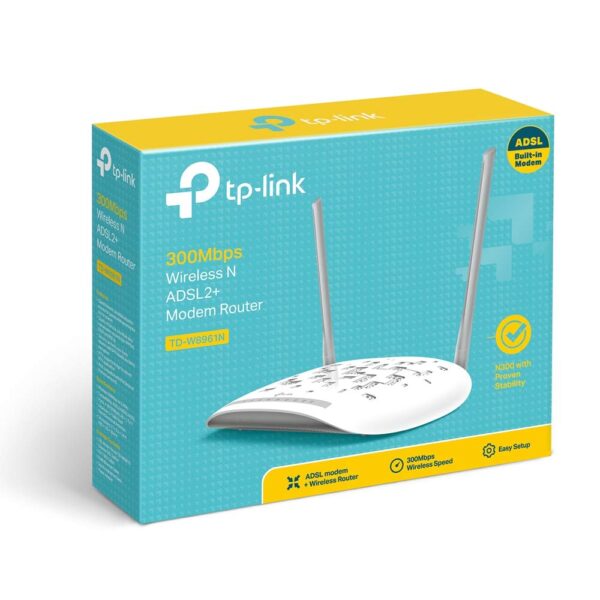 Tp Link Td-w8961n 300mbps Wireless N Adsl 2+ Modem Router