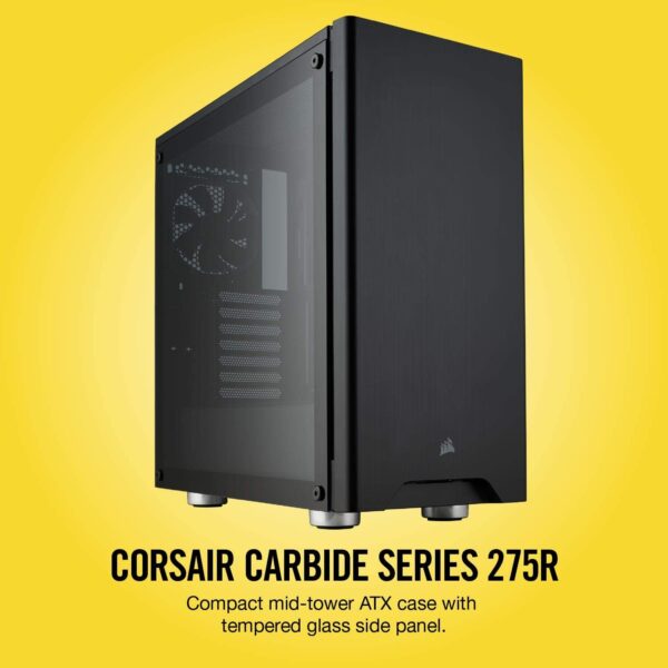 Corsair Gaming Case/casing Carbide Series275r Tempered Glass Midtower