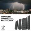 Belkin Essential Series 3-socket Surge Protector F9e300zb1.5mgry