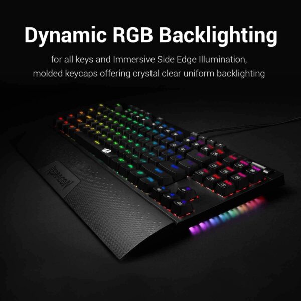 Redragon K588 Rgb Backlit Mechanical Gaming Keyboard With Programmable
