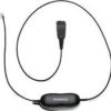 Jabra Gn 1200 0.8m Straight Qd To Mod Plug Telephone To Headphone Jack