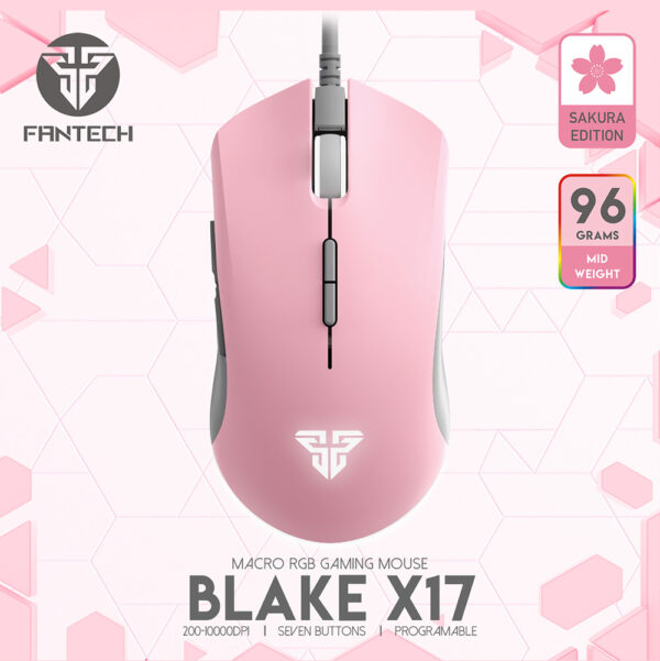 6fd4dc4d Fantech Blake X17 Sakura Edition Gaming mouse