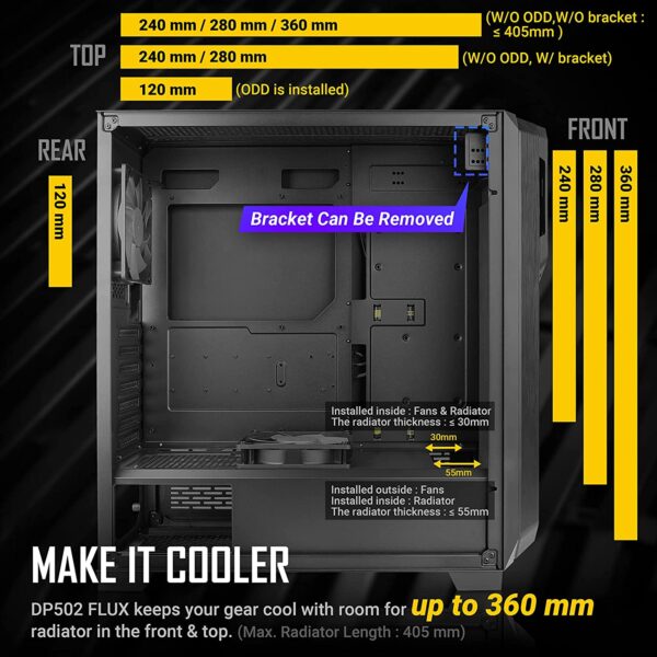 Antec Dark Phantom Dp502 Flux