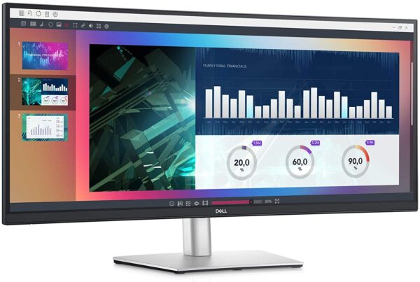 Dell Ultrawide 34"curved Usb-c Monitor P3421w Ips 99% Srgb 60hz 1440p