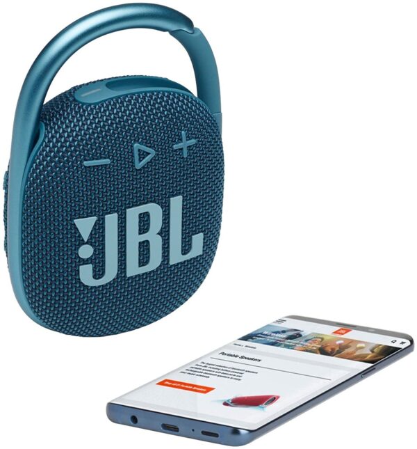 718ili6YBWL._AC_SL1500_ Jbl Clip 4: Portable Speaker With Bluetooth, Built-in Battery - Blue