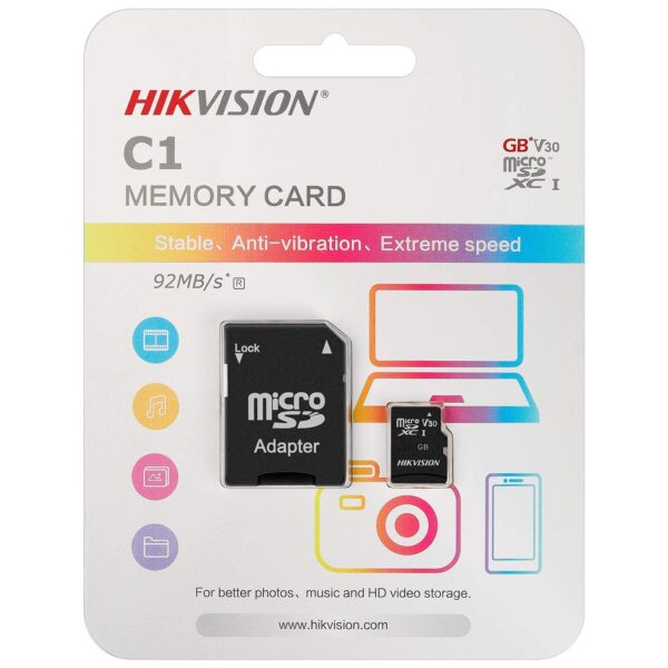 Hikvision Flash Sd Card 64gb Micro Tf Microsdhc/class 10/ Hs-tf-c1