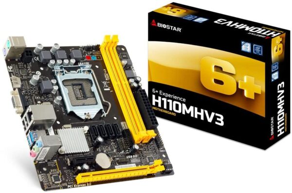 Biostar H110mhv3 Ver. 7.x 6th Gen Motherboard