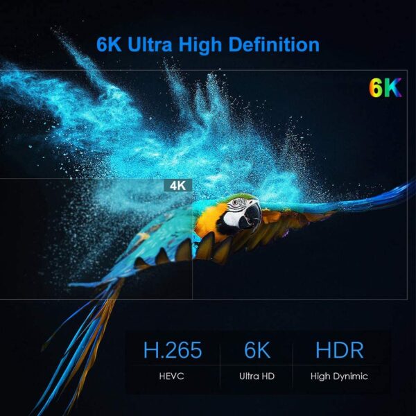 71WdWwo0ZqL._AC_SL1001_ T95 Mini Android 9.0 Smart Tv Box, Turewell 4gb/32gb Rom Wifi 6k /3d