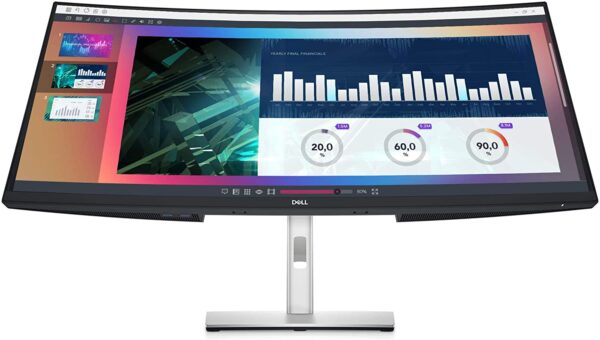 Dell Ultrawide 34"curved Usb-c Monitor P3421w Ips 99% Srgb 60hz 1440p