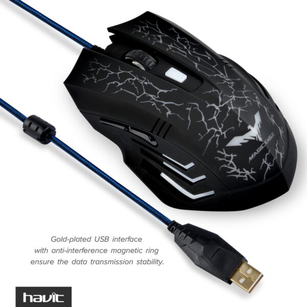 Havit Ms1027 Gaming Mouse With 1year Warranty