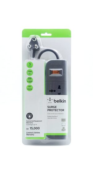 71sNzsopV0L._SL1500_ Belkin Essential Series 3-socket Surge Protector F9e300zb1.5mgry