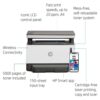 Hp Neverstop 1200w Print, Copy, Scan, Wifi Laser Printer, Mess Free