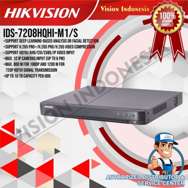 Hikvision 8ch Accu Sense Lite Dvr Ids-7208hqhi-m1