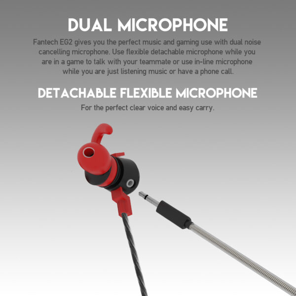 Fantech Scar Eg2 In-ear Gaming Earplug With 1 Year Warranty