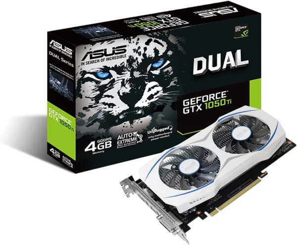 Asus 1050ti Dual Fan Graphics Card With 1yr Warranty