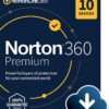 Norton 360 Premium Antivirus 10 User , 1yr License 75gb Cloud Backup