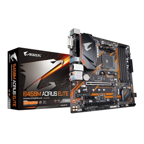 Gigabyte B450m Aorus Elite Motherboard With 1year Warranty