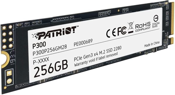 Patriot P300 256gb M.2 2280 Nvme With 1 Year Warranty