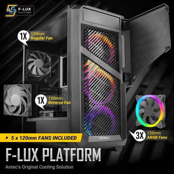 Antec Dark Phantom Dp502 Flux