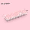 Fantech Fighter Ii K613l Gaming Keyboard Pink