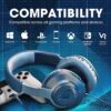 Jbl Quantum 100 Wired Over-ear Gaming Headset With Flip-up Mic