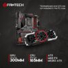 Fantech Cg76 Middle Tower Case / Pc Case / Pc Casing- 4rgb Fan