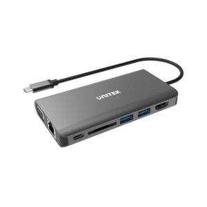 Unitek Uhub O8+ Usb C 5gbps 8 Ports Hub With Pd 100w & Multi-function