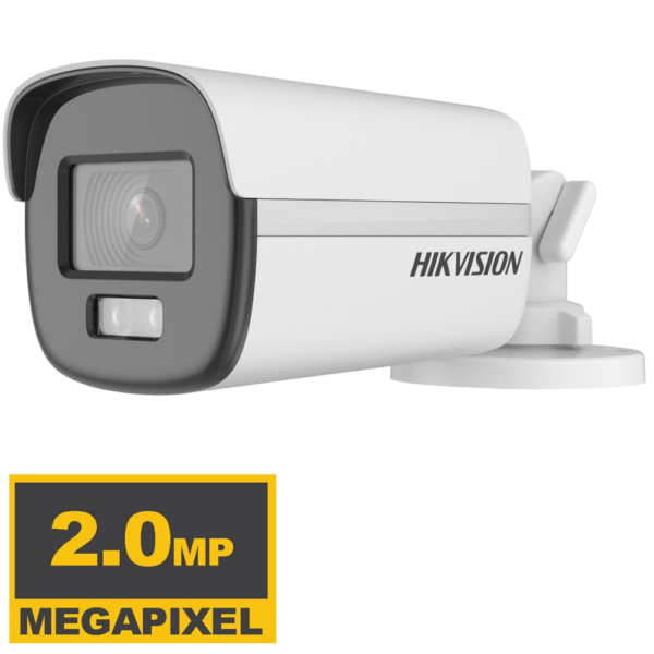 Hikvision 2mp Colorvu Bullet Camera Ds-2ce12df0t-f Tvi/ahd/cvi/cvbs
