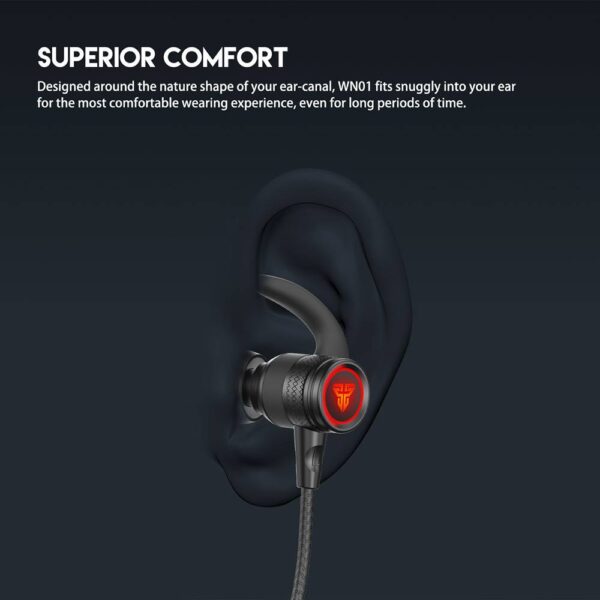 Fantech Wn01 Gaming Wireless Earphones Neckbands 17hrs Backup