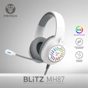 FANTECH-BLITZ-MH87-Space-Edition-MULTI-PLATFORM-GAMING-HEADSET- Fantech Blitz Mh87 Space Edition 7.1 Surrounding Sound -white Color