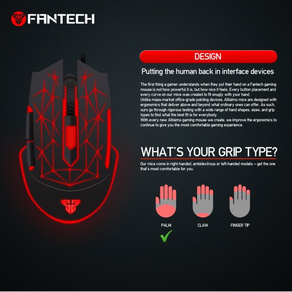 HTB1AYyea2jM8KJjSZFyq6xdzVXaE Fantech High-end Rgb Ergonmic 4800 Dpi 6d Optical X7 Blast Mouse