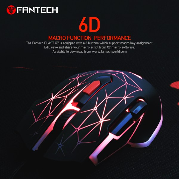 HTB1akNZa8LN8KJjSZPhq6A.spXaE_ Fantech High-end Rgb Ergonmic 4800 Dpi 6d Optical X7 Blast Mouse