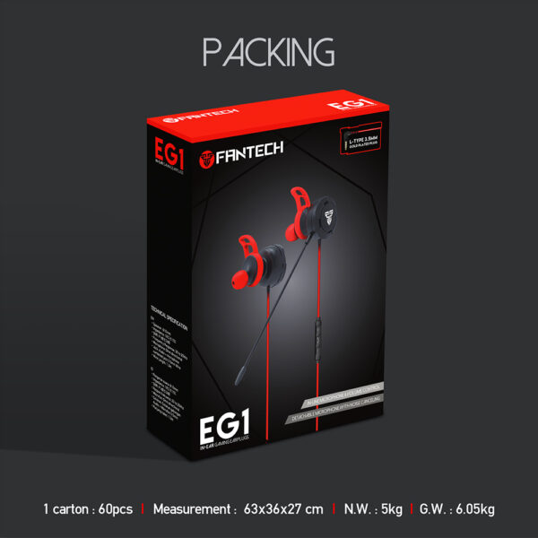 Fantech Eg 1 Gaming Ear Phone With 1 Yr Warranty