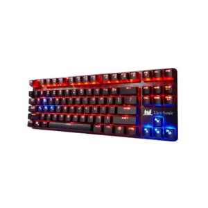 ViewSonic KU520 Mechanical Keyboard Viewsonic Ku520 87 Key Alloy Mechanical Gaming Keyboard Blue Switch