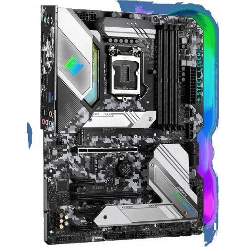 Asrock Z490 Steel Atx Intel 10th Gen Motherboardb -1yr Wrnty.