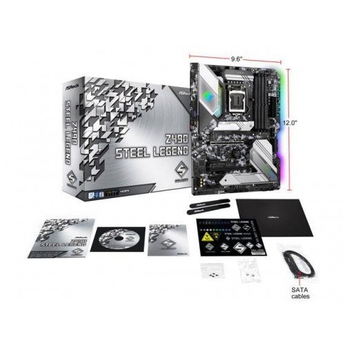 Asrock Z490 Steel Atx Intel 10th Gen Motherboardb -1yr Wrnty.